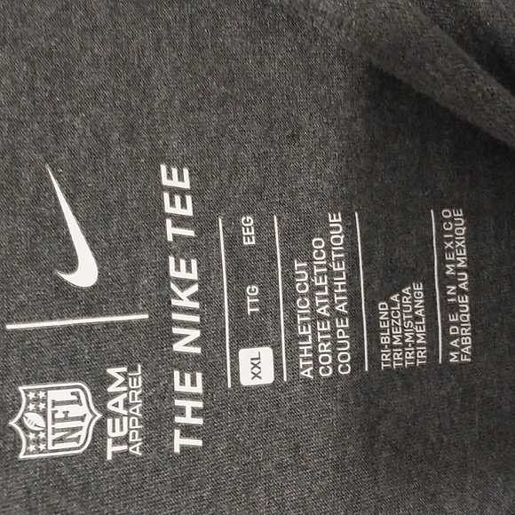 Women's Nike  Miami Dolphins  Throwback Logo Tri-Blend 3/4-Sleeve XXL - Picture 2 of 4